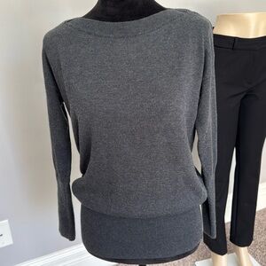 Dark gray pullover sweater